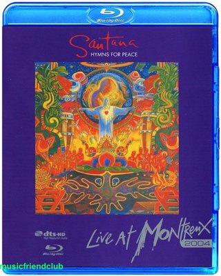 高清藍光碟  Santana Hymns For Peace Live At Montreux 2004 (藍光BD25G)