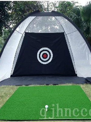 現貨 室內高爾夫球器材練習器家用練習網打擊墊套裝golf打擊籠訓練地毯
