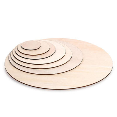 diy手工建筑模型材料薄木板合成板烙畫椴木板繪畫圓木片定製