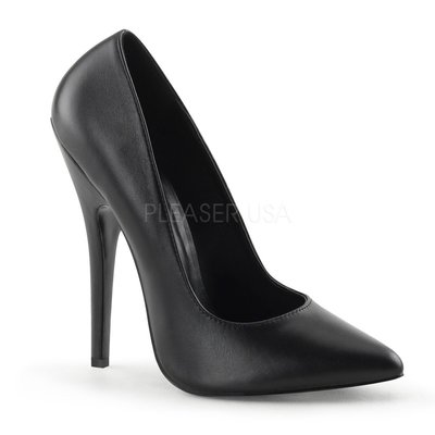 Shoes InStyle《六吋》美國品牌 DEVIOUS 原廠正品真皮極端高跟尖頭包鞋 有大尺碼『黑色』
