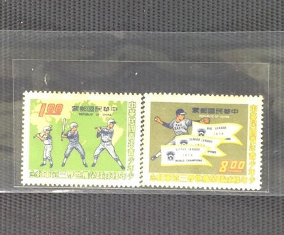 [方圓之間] 紀156中華民國青年青少年少年棒球隊榮獲世界3冠軍紀念郵票  一套