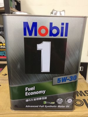 【MOBIL 美孚】Fuel Economy、5W30、全合成機油、4L/罐【日本進口】-單買區