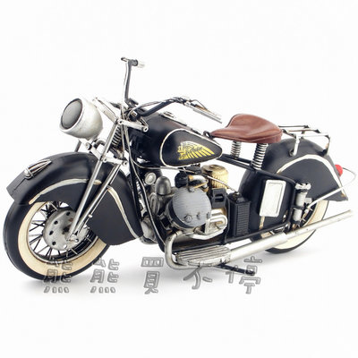 [在台現貨/超推!! 1/8 摩托車] 鐵製 手工 復古 鐵皮製 印地安 841 摩托車 1944年 重機模型