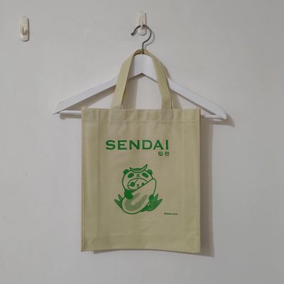 全新日本仙台SENDAI不織布購物袋環保袋外出收納袋