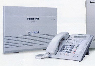 類比融合式電話系統Panasonic KX-TES824數位主機＋KX-T7730X 顯示話機*4(台灣松下原廠公司貨)有現貨