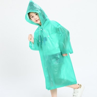 時尚兒童PEVA雨衣全身戶外非一次性防雨雨披價學生連體防雨衣