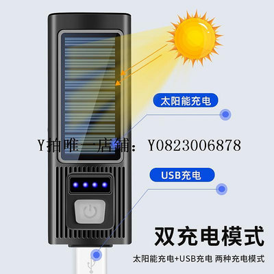 夜騎燈 自行車前燈太陽能充電山地車超亮夜騎公路車喇叭燈騎行裝備