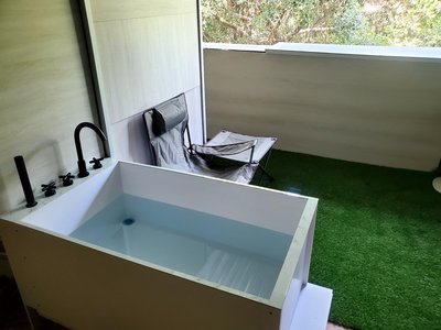 工業風客製獨立移動浴缸