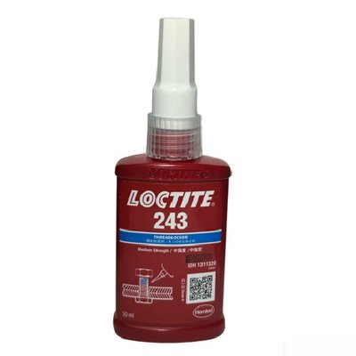 LOCTITE 樂泰 243 中強度螺絲固定劑 LOCTITE 螺絲膠 50ml 厭氧膠 缺氧膠 防止鬆脫