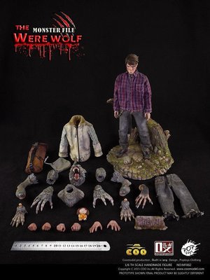 全新 Coomodel x 偶之相 MF002 1/6 怪物檔案系列 The Were Wolf 狼人