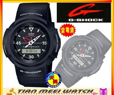 【全新CASIO原廠公司貨】G SHOCK 簡約時尚復刻經典設計 AW-500E-1E【天美鐘錶店家直營】【有保固】