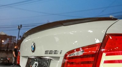 【政銓企業有限公司】BMW F10 專用 P款 抽真空 碳纖維 卡夢 尾翼 現貨供應520 528 535 M5