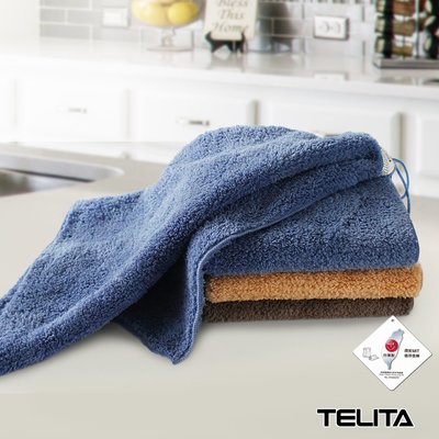 日本大和認證抗菌防臭超細纖維吸水擦拭巾/擦手巾/抹布【TELITA】-TA9601