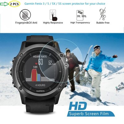 適用Garmin Fenix 3/5 / 5X / 5S HD高清膜 TPU全屏保護貼 手錶保護貼 螢幕保護膜 防指紋
