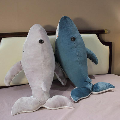 新款熱銷 卡通鯨鯊公仔毛絨玩具號鯨魚毛絨玩具海洋動物玩偶兒童布娃娃 動漫星城周邊玩偶