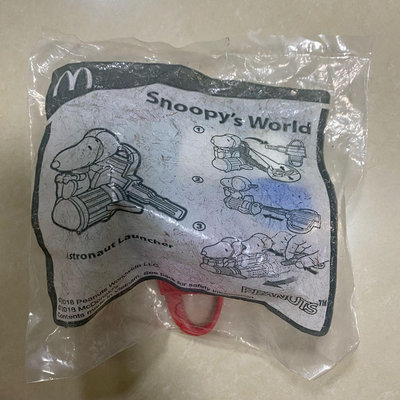 McDonald's麥當勞玩具-SNOOPY’s world太空史努比@早期懷舊童玩公仔玩偶企業娃娃企業寶寶商標收藏