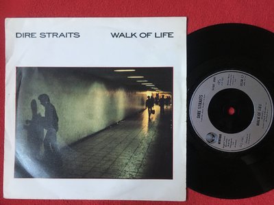 原版七吋單曲/Dire Straits：Walk of live//NM-