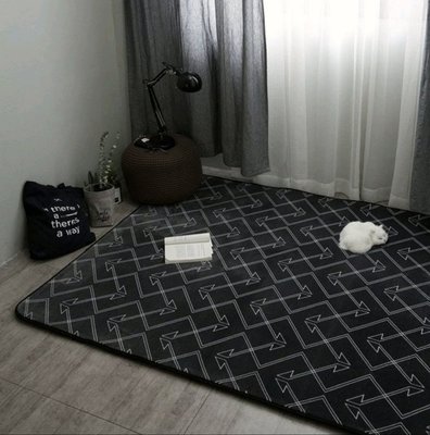 RS Home 北歐地墊120X190cm 地毯床邊墊客廳大地墊[抽象]