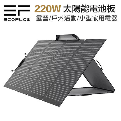 【eYe攝影】現貨 ECOFLOW 220W SOLAR PANEL 太陽能板 行動充電 充電器 充電板 發電 露營旅遊