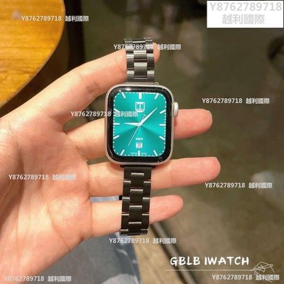 適用iwatch7蘋果SE手表帶金屬Apple watch6代54321不銹鋼細款越利國際