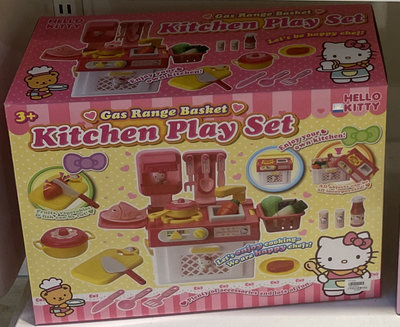 11/14前 全新 【HELLO KITTY】KT流理台瓦斯爐玩具組 廚房玩具