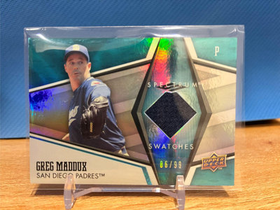 [球員卡][MLB] Greg Maddux 教士隊實戰球衣限量99張球員卡 #稀有