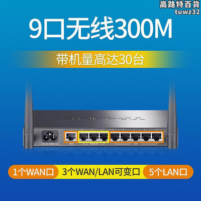tp-li企業路由器交換機all6口8口9口千兆有線多孔5g雙頻家用多wan埠高速商用企業級tl-war3