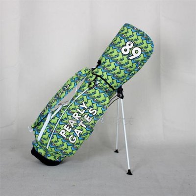 【熱賣精選】新款PEARLY GATES高爾夫球包PG支架包綠色球袋桿包golf輕便球包