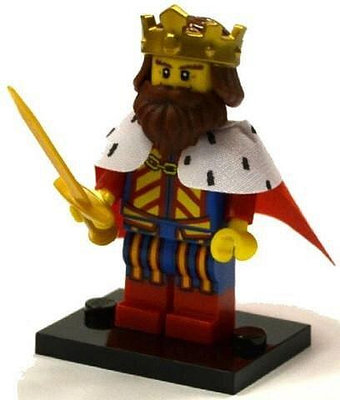 極致優品 LEGO 樂高 抽抽樂人仔 71008 十三季 1號 國王 開袋確認 LG246