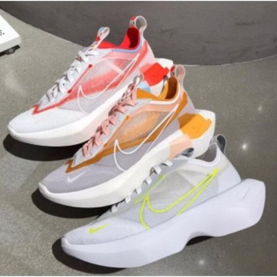 【正品】Nike zoom VISTA LITE 女款 白橘 增高厚底 休閒鞋 CJ1649-100