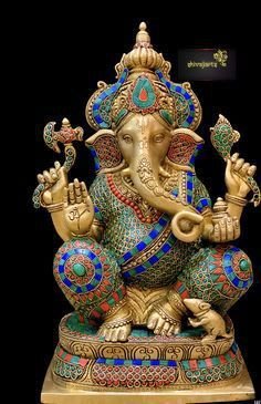促銷打折泰國佛像銅象神進寶大象頭大肚身體雙重角色印度濕婆神像擺件神奇悠悠