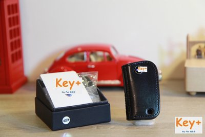鑰匙家Key+ 盒裝高階黑 Ford福特專用鑰匙皮套 車鑰匙包 零錢包 鑰匙殼 皮套 Focus Fiesta