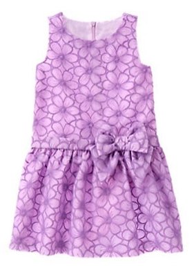 美國GYMBOREE正品 新款 Embroidered Dress紫色刺繡連身裙洋裝/禮服7T8T.售100元（出清）
