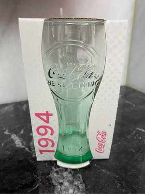 全新麥當勞x可口可樂 1994年曲線杯。玻璃杯。可樂杯