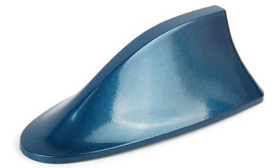 藍色款 鯊魚鰭天線 汽車裝飾 帶信號 收音專用天線 車頂尾翼 天線改裝 汽車天線 通用型 四門專用 藍色