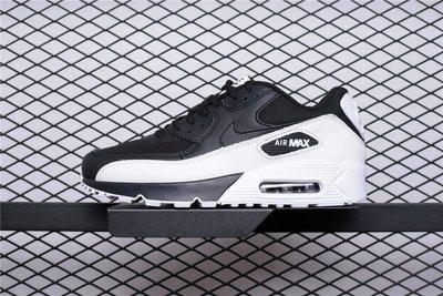 Nike Air Max 90 Essential 黑白 網面氣墊跑步鞋 男鞋537384-082