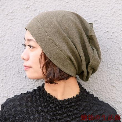 欣欣百貨日本製 100%有機棉 多功能帽 包頭帽