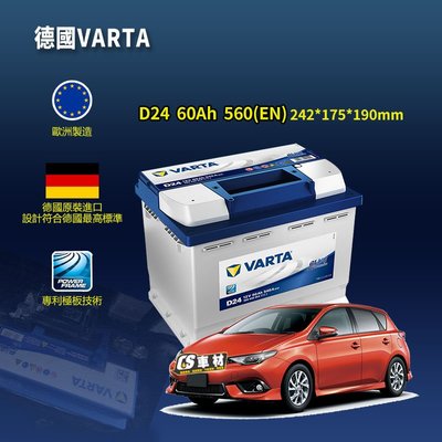 CS車材 - VARTA 華達電池 TOYOTA 豐田 AURIS/CH-R 代客安裝 非韓製