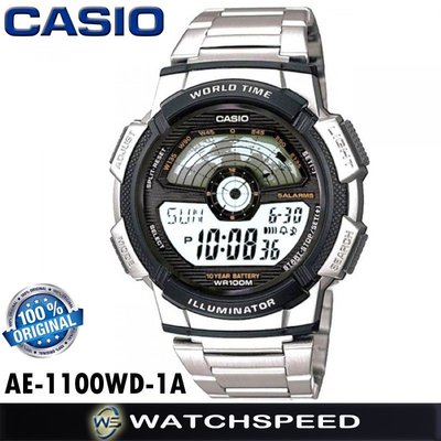 CASIO 手錶公司貨10年電力 AE-1100WD-1 A 以飛機儀表板為發想概念AE-1000