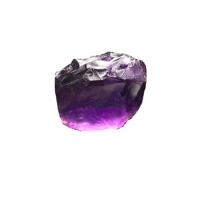 天然水晶碎石 天然巴西紫水晶原石擺件紫色原礦水晶礦石標本戒面diy吊墜發簪