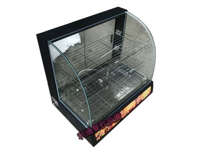 《利通餐飲設備》鋰奇蒙( 黑） 2pz 2色可選  桌上型弧型保溫櫥 熱食保溫展示櫥 保溫台 保溫櫃 保溫箱 圓弧保溫台
