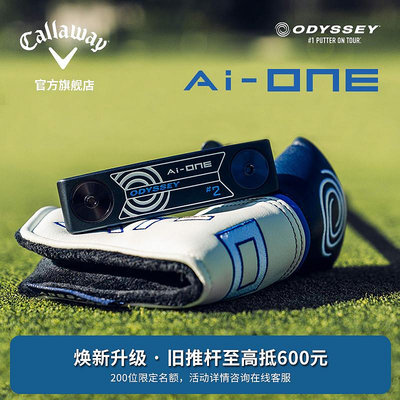 高爾夫球桿24新款 AI ONE ONE 推桿鋼碳混合桿身Odyssey--三姨小屋