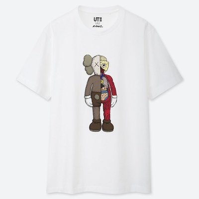 有大尺碼UNIQLO x KAWS ARTBOOK 聯名解剖公仔UT 短袖短T Tee T恤優衣庫