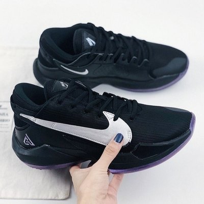 【正品】 NIKE ZOOM FREAK 2 EP 黑紫銀勾 希臘怪物 字母哥 籃球鞋CK5825-005