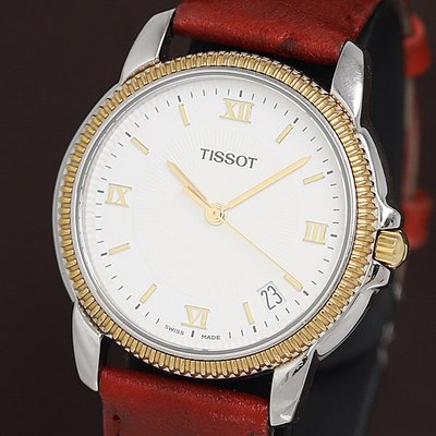 【精品廉售/手錶】Tissot天梭錶 藍寶石鏡面石英男腕錶/防水30ATM*美品/高端大氣*瑞士精品