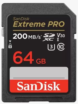 SanDisk 64G SD SDXC EXTREME PRO U3 64GB V30 相機 大卡 4K 200MB/s