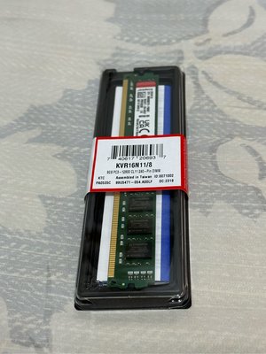 金士頓 DDR3 1600 8G記憶體 全新未拆終身保固