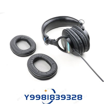 索尼SONY MDR-7506 V6 CD900ST耳罩 耳機套 記憶海綿套 羊質皮套-桃園歡樂購