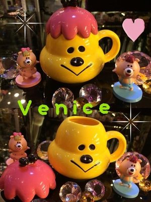 VENICE109維娜絲日本連線日本大品牌WC熊蜜蜂馬克杯,陶瓷杯,茶水杯,咖啡杯,絕版限量限定,若襯千夏