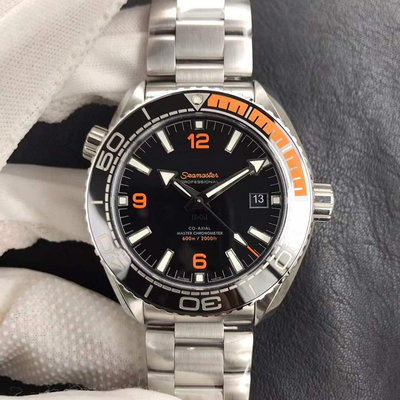 海馬VS廠OR廠 600米潛水錶四分之一橙橡膠運動手錶膠帶鋼帶機械錶